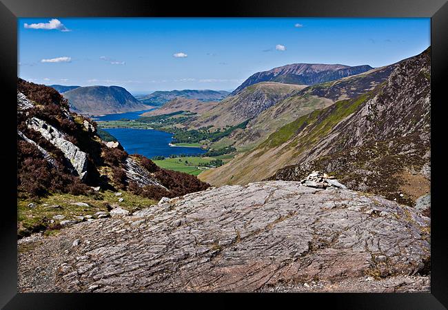 Buttermere View Framed Print by David Lewins (LRPS)