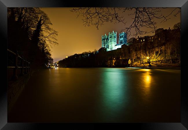Durham Cathedral & Old Fulling Mill Framed Print by David Lewins (LRPS)