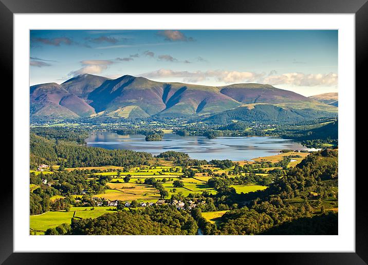 Skiddaw Framed Mounted Print by David Lewins (LRPS)