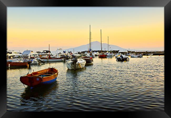 Marina d'Aequa, Sunrise Framed Print by David Lewins (LRPS)