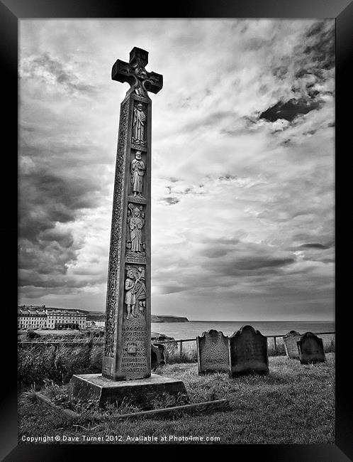 The Cross, Whitby, North Yorkshire Framed Print by Dave Turner