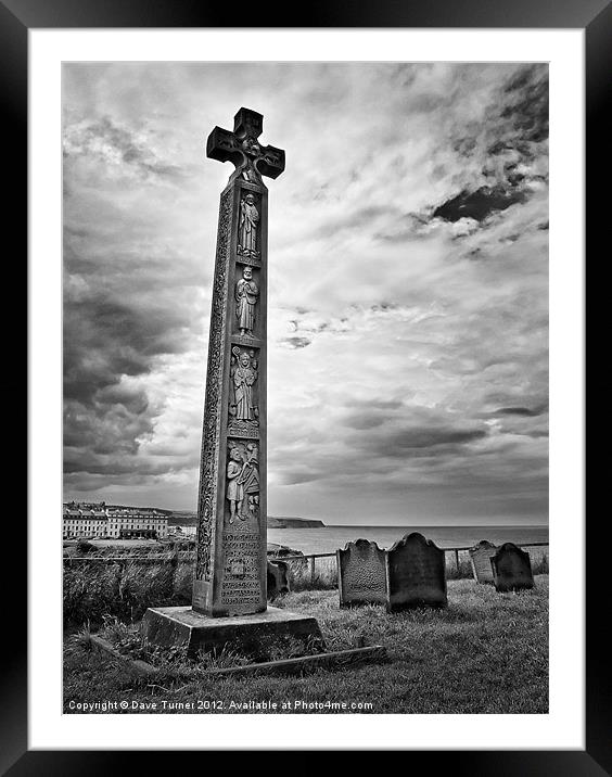The Cross, Whitby, North Yorkshire Framed Mounted Print by Dave Turner
