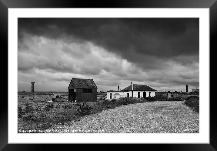 Dungeness House, Kent Framed Mounted Print by Dave Turner