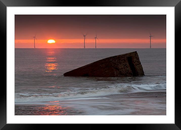 Caister-on-Sea, Norfolk Framed Mounted Print by Dave Turner