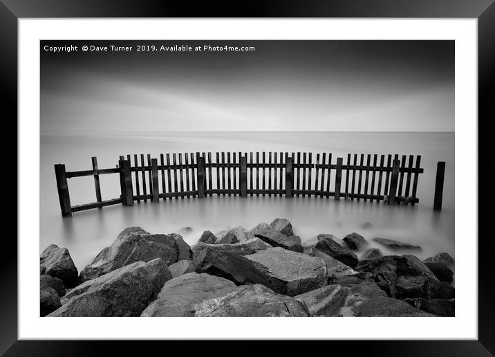 Southwold Jetty, Suffolk Framed Mounted Print by Dave Turner