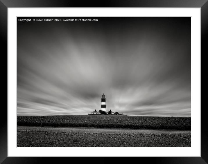 Happisburgh Lighthouse Framed Mounted Print by Dave Turner