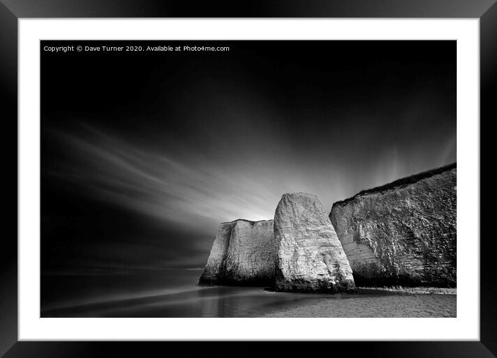 Botany Bay, Kent Framed Mounted Print by Dave Turner