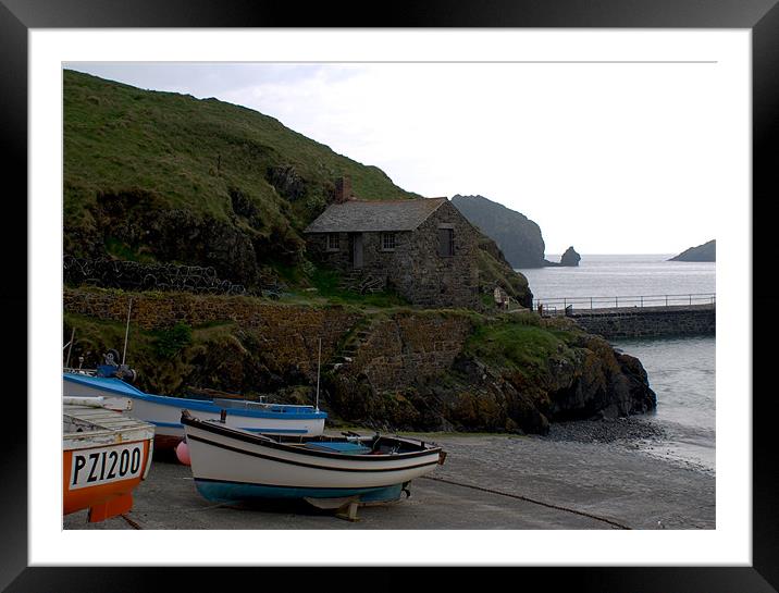 Mullion Cove Framed Mounted Print by Dan Thorogood