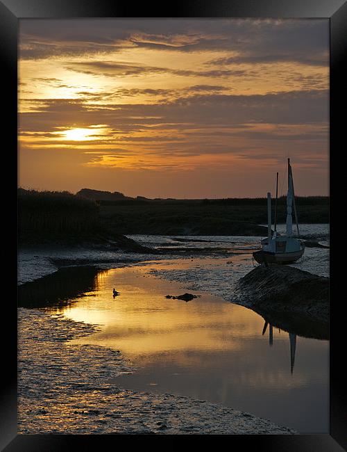 Brancaster Staithe Framed Print by Robert Geldard