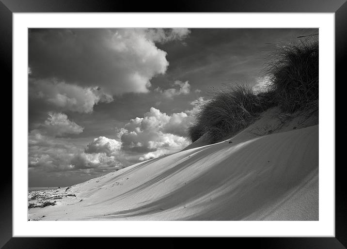 Dunes And Shadows Framed Mounted Print by Robert Geldard