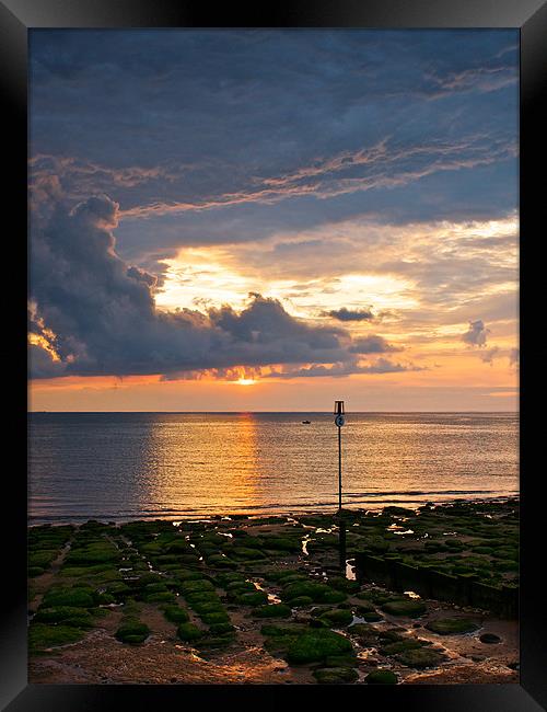 Sunset Over 2 Framed Print by Robert Geldard