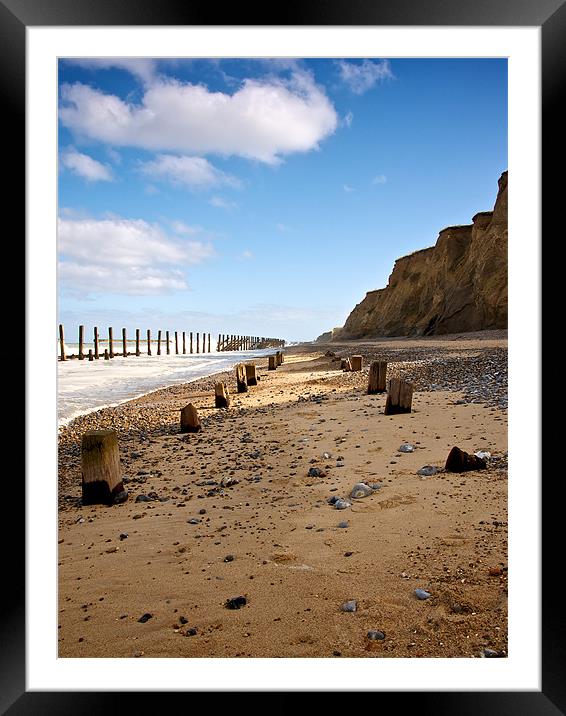 Perspective Lines Framed Mounted Print by Robert Geldard