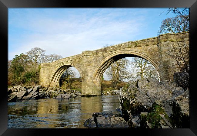 The Devils Bridge Framed Print by Robert Geldard