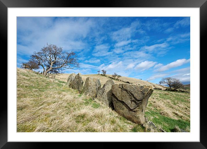  Stone Division  Framed Mounted Print by Robert Geldard