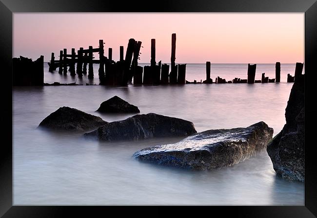 Frozen Defences Framed Print by Robert Geldard