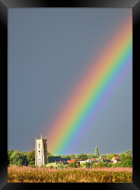 Rainbows End Framed Print by Robert Geldard