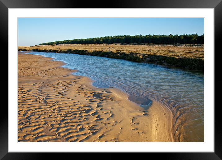 Curves And Ripples Framed Mounted Print by Robert Geldard