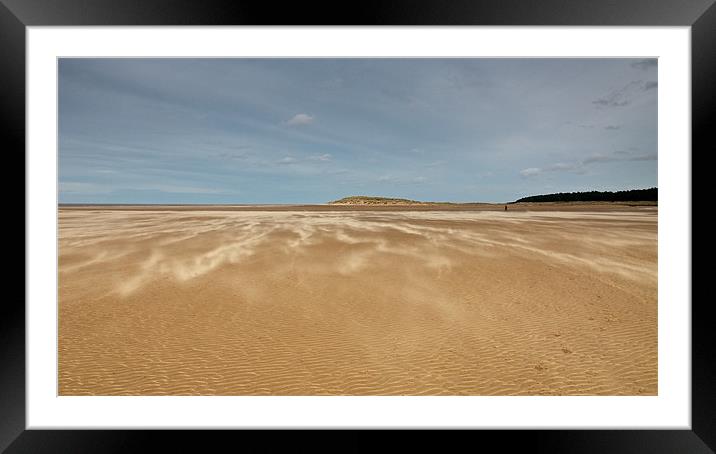 Blowing Sands Framed Mounted Print by Robert Geldard