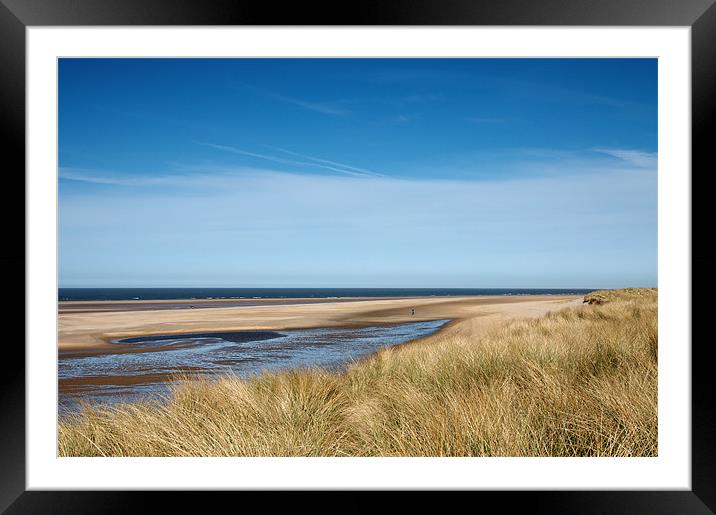 Holkham Bay Framed Mounted Print by Robert Geldard