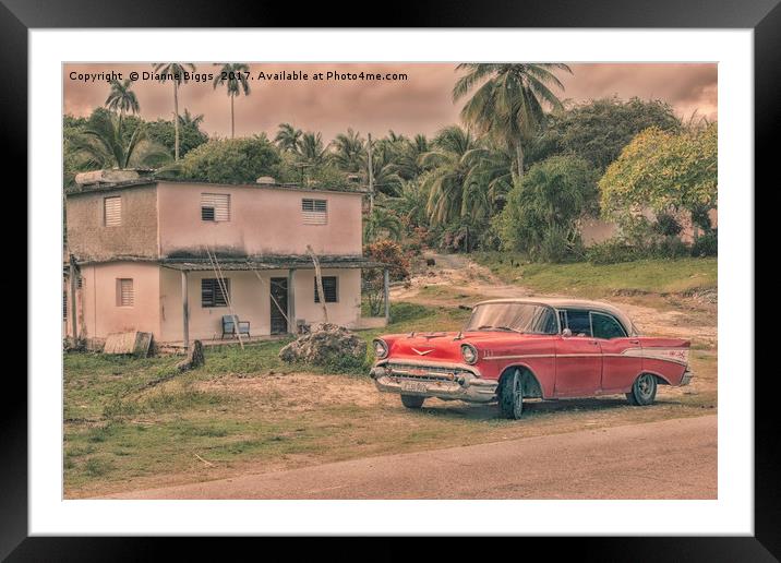 The Old Chevrolet Car  Framed Mounted Print by Dianne 