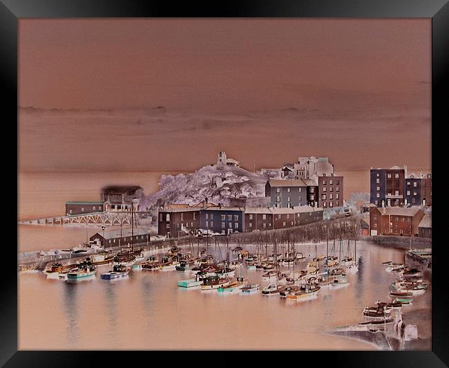 Tenby Lifeboat Station-Pembrokeshire-Wales. Framed Print by paulette hurley
