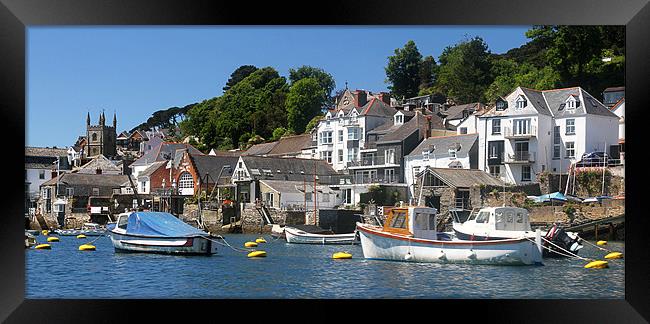 Fowey, Cornwall Framed Print by Gill Allcock