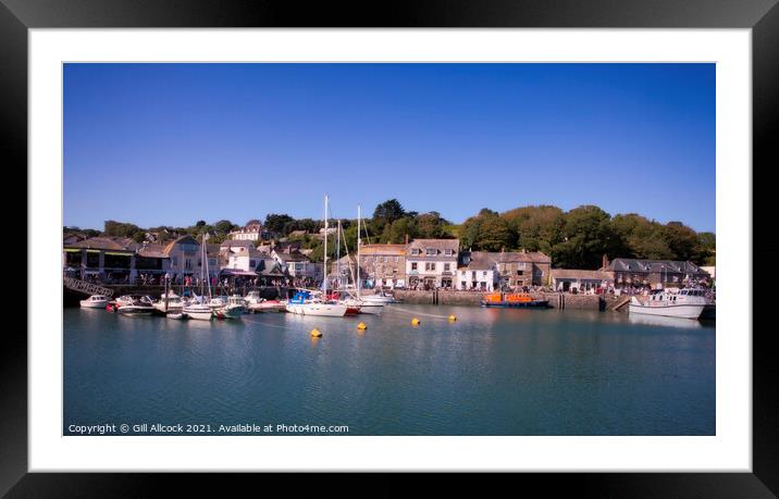 Padstow Framed Mounted Print by Gill Allcock