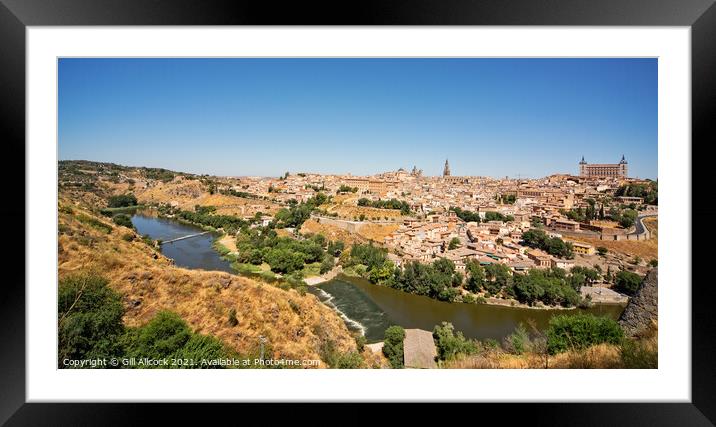 Toledo in Sapin Framed Mounted Print by Gill Allcock