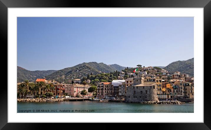 Rapallo, Italy Framed Mounted Print by Gill Allcock