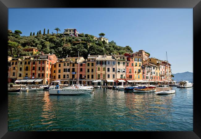 Portofino, Italy Framed Print by Gill Allcock