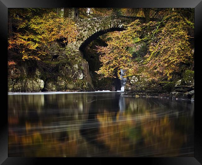 The Hermitage , Dunkeld, Perthshire, scotland Framed Print by David Mould