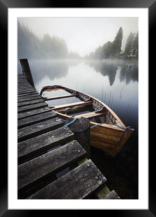 Loch Ard , Trossachs Framed Mounted Print by David Mould