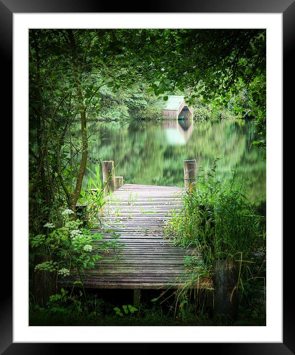 Summer on the Jetty... Framed Mounted Print by David Mould