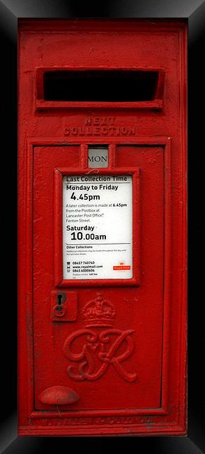 Red Letter Day Framed Print by Peter Elliott 