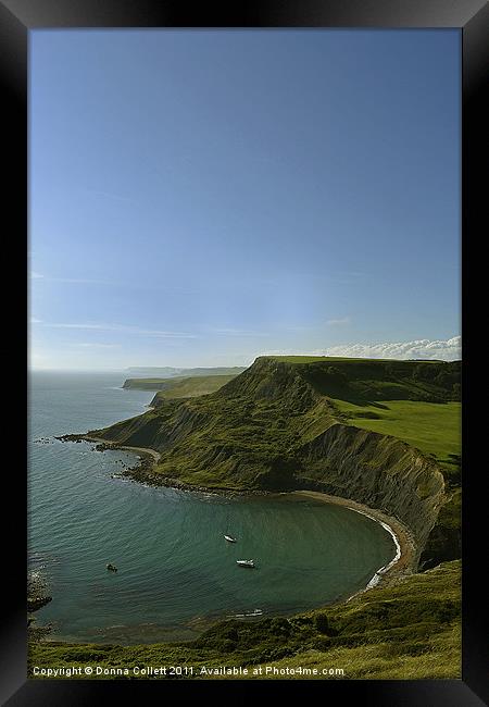 Chapmans Pool - Isle of Purbeck Framed Print by Donna Collett