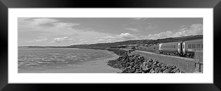 Coastal route Framed Mounted Print by Donna Collett