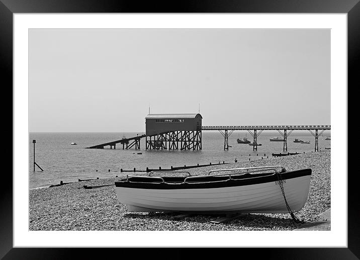 Selsey Lifeboat Framed Mounted Print by Donna Collett