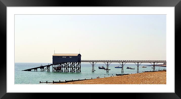 Selsey Lifeboat Station Framed Mounted Print by Donna Collett