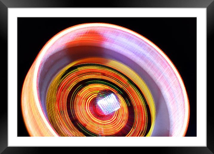 Gravity Wheel Framed Mounted Print by Donna Collett