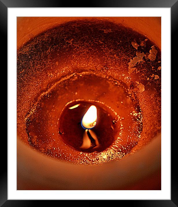 Relight my Fire Framed Mounted Print by Donna Collett