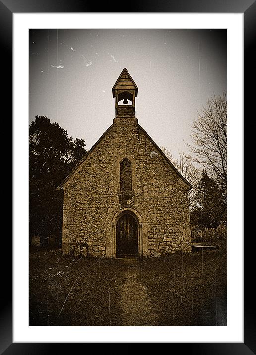 Tiny Place of Worship Framed Mounted Print by Donna Collett