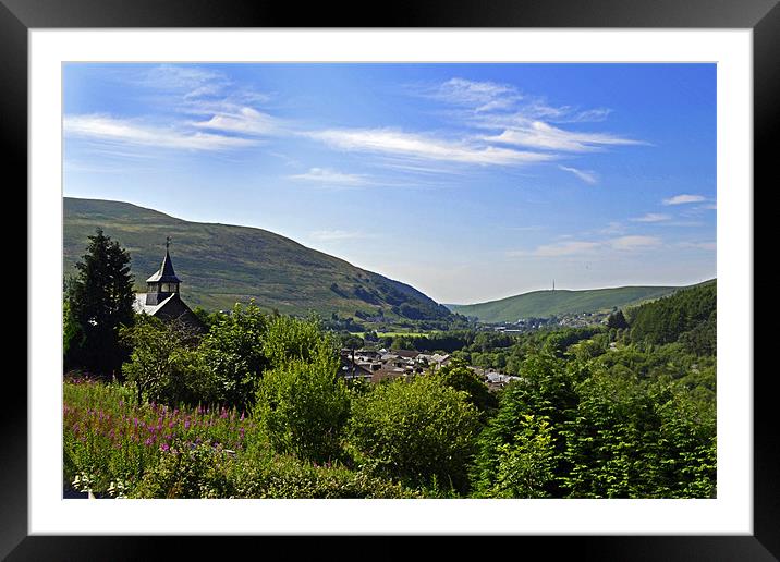 Ogmore valley Framed Mounted Print by Donna Collett