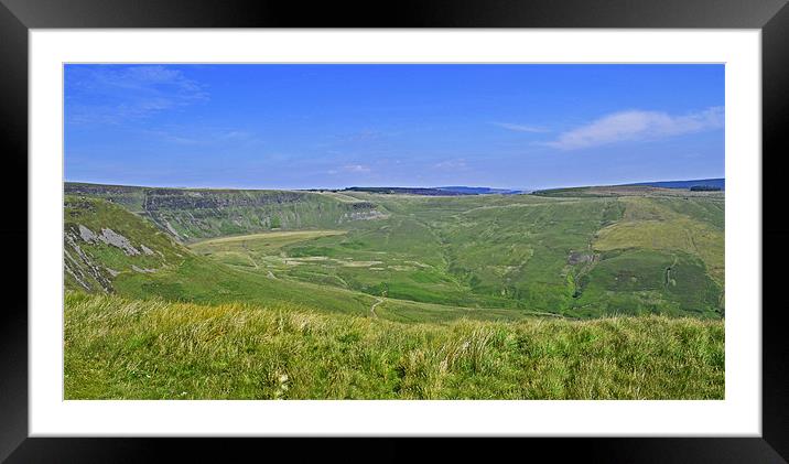 The Rhondda Valley Framed Mounted Print by Donna Collett