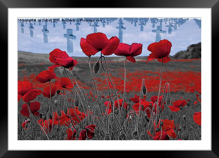 Skyward Framed Mounted Print by Ian Jeffrey