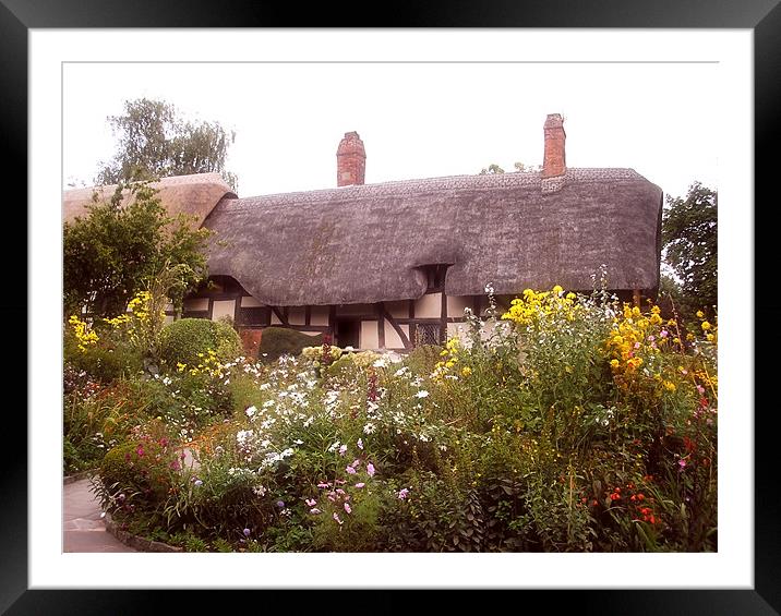 Cottage Framed Mounted Print by Ian Jeffrey