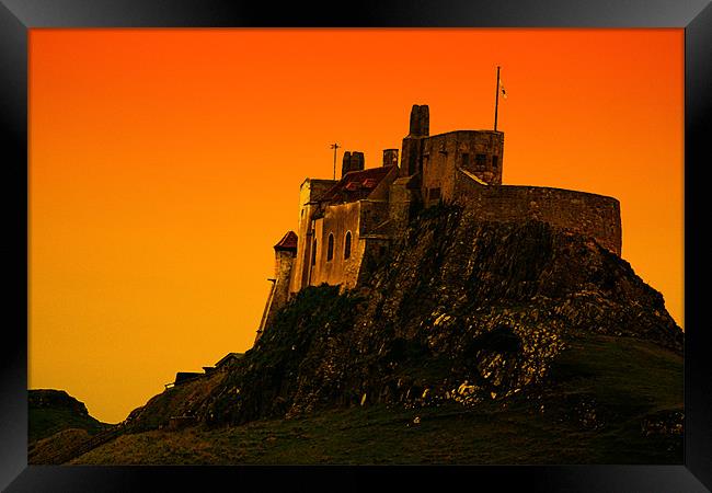 Lindisfarne Castle Framed Print by Ian Jeffrey
