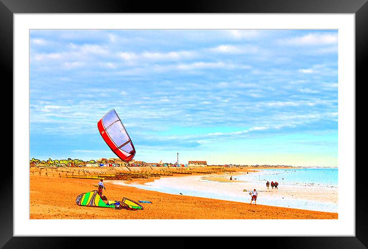 Fun Day Out Framed Mounted Print by Ian Jeffrey