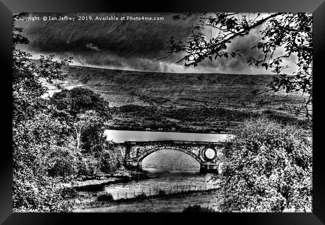 Inveraray Bridge Framed Print by Ian Jeffrey