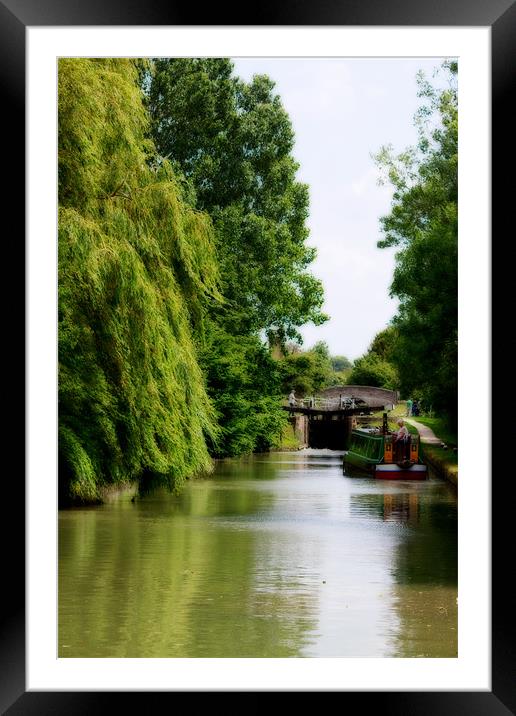 The Slow Lane Framed Mounted Print by Ian Jeffrey