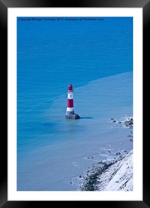 Light House Framed Mounted Print by Nigel Coomber